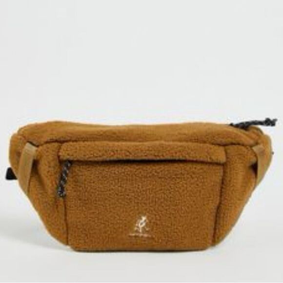 Gramicci Boa Fleece Chalk Pouch in Coyote Brown NWOT - Picture 1 of 15